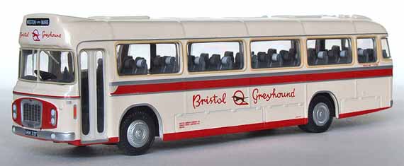 Bristol Greyhound Bristol RELH6L ECW coach.