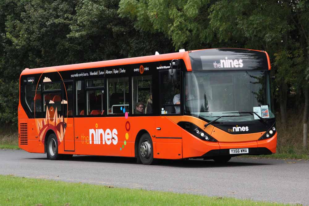 Trent Barton Alexander Dennis Enviro200MMC 153 nines