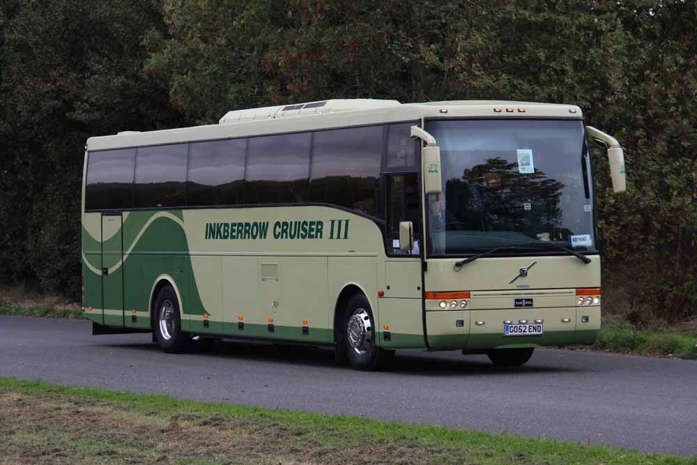 Dudley Coaches Volvo B12M Van Hool GO52END