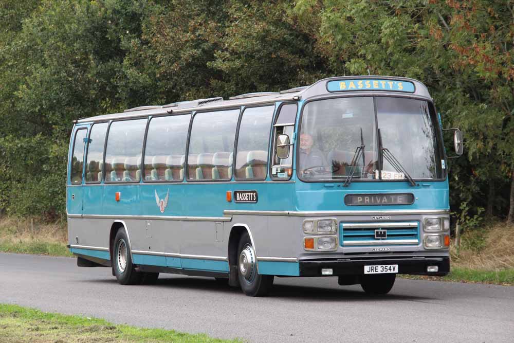 Bassetts Leyland Leopard Plaxton JRE354V