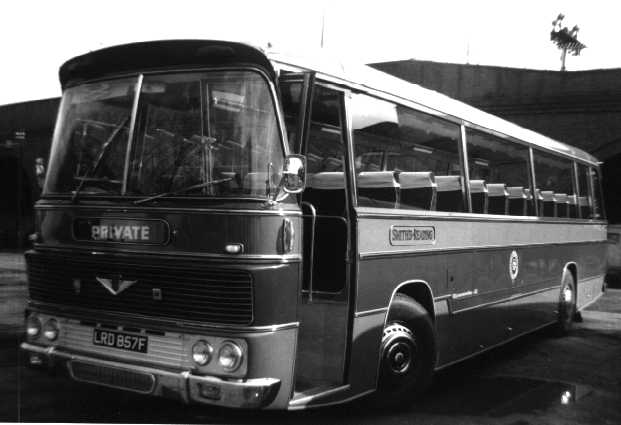 Smiths Luxury Coaches AEC Reliance Duple Commander LRD857F