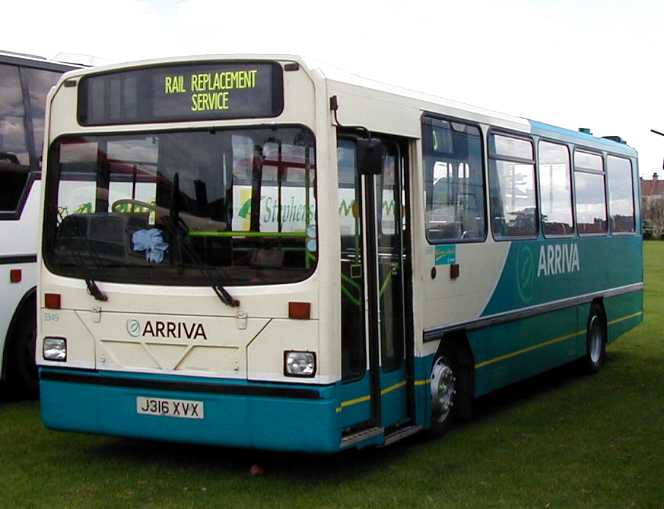 Arriva East Herts & Essex Dennis Dart DW316