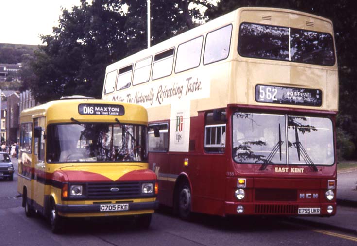 East Kent Ford Transit Dormobile 5 & MCW Metrobus 7755