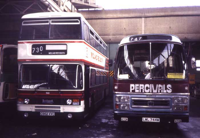 Midland Red South Leyland Olympian ECW 962