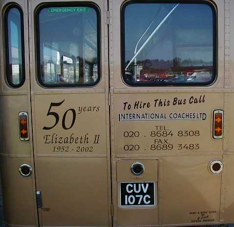 International Coaches Golden Jubulee Routemaster RM2107