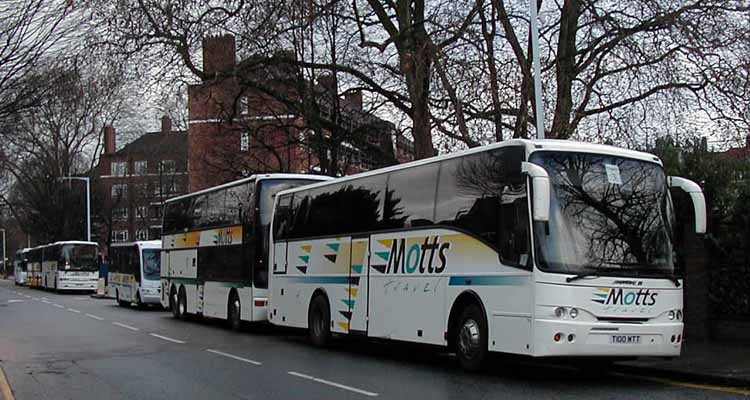 Motts Volvo B12T Jonckheere Monaco B12RMT at Loftus Road