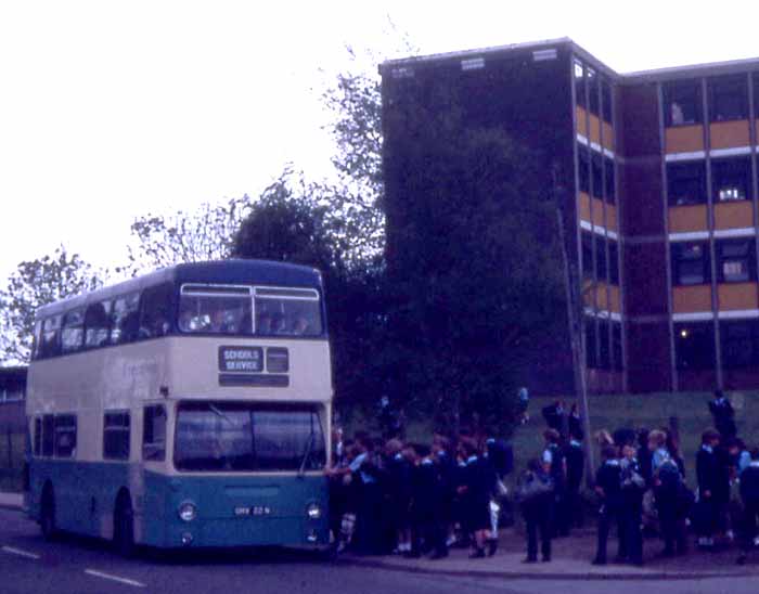 Cream Line Daimler Fleetline Park Royal GHV22N