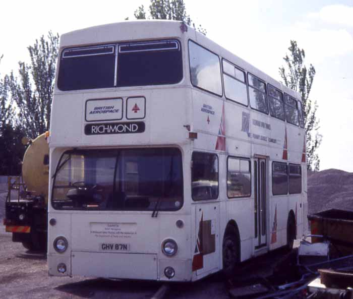 British Aerospace Daimler Fleetline Park Royal GHV87N