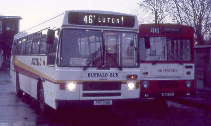 Buffalo Travel Volvo B10M Plaxton & Seamarks Chester Leyland Leopard PSU4 Massey NMB71P