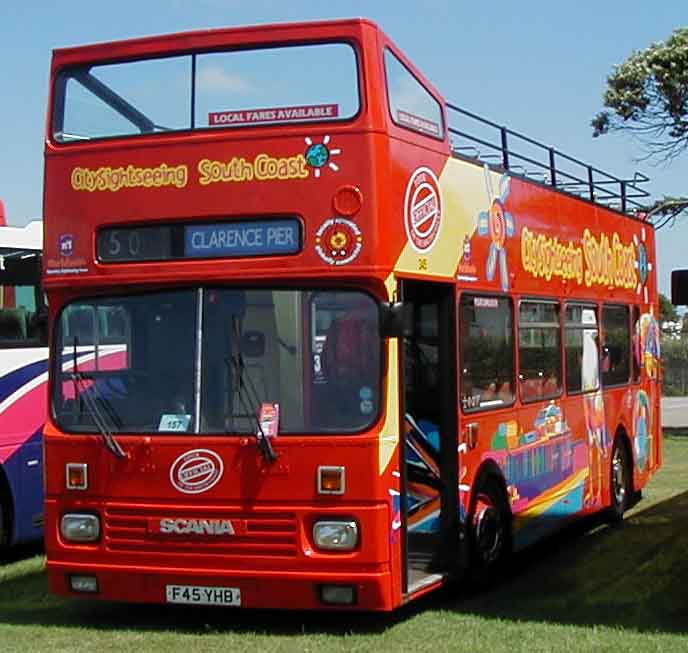 City Sightseeing Newport Scania 45