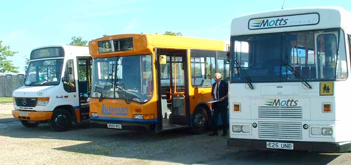 Motts Travel Leyland Tiger Alexander Belfast E25UNE