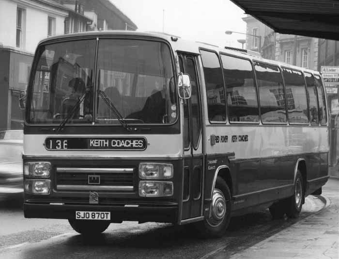 RED  ROVER - KEITH COACHES 136 SJO870T Bedford YMT Plaxton Supreme Express IV C49F