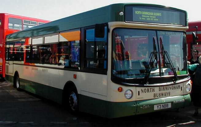 North Birmingham Busways Dennis Dart Y3NBB