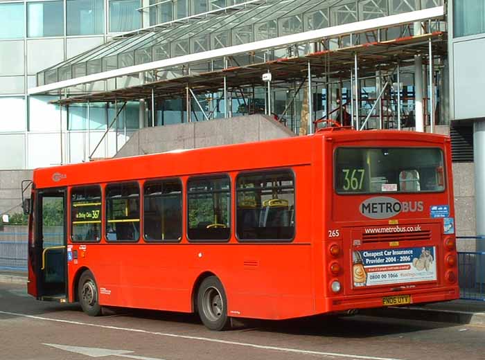 Metrobus Alexander Dennis Dart SLF East Lancs Esteem 265