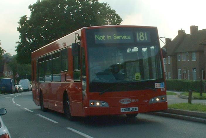 Metrobus Scania Omnitown N94UB East Lancs Esteem 617