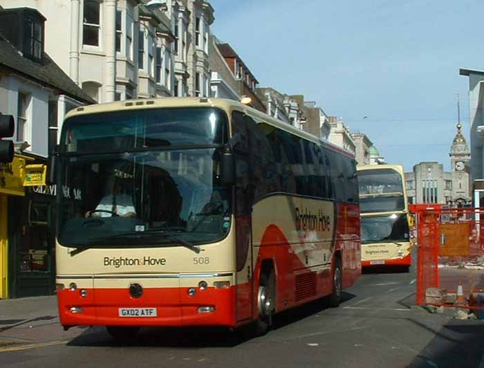 Brighton & Hove Volvo B12M Plaxton Paragon 505