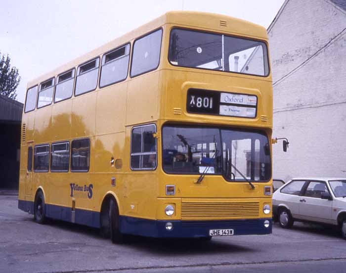 Motts Yellow Bus MCW Metrobus JHE143W