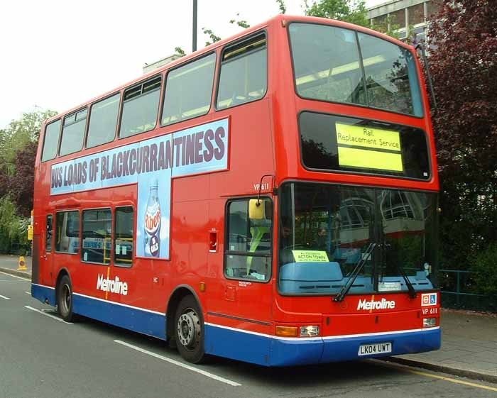 Metroline Volvo B7TL Plaxton President VP611