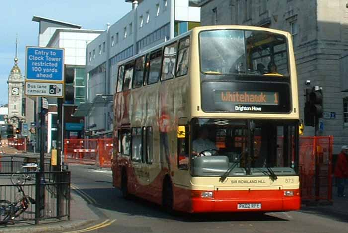 Brighton & Hove Plaxton President bodied Dennis Trident 873