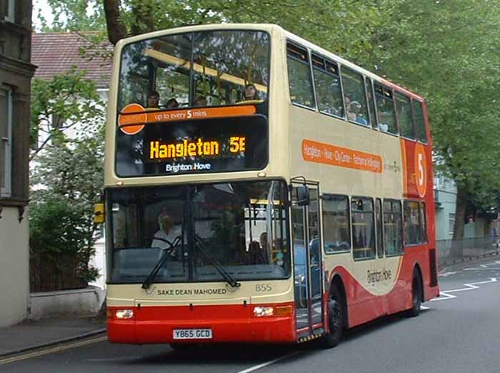 Brighton & Hove Plaxton President bodied Dennis Trident 855