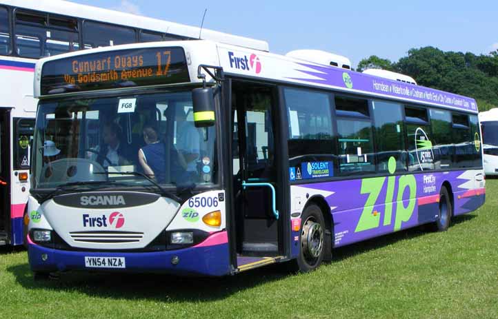 First Hampshire & Dorset Scania Omnicity 65006