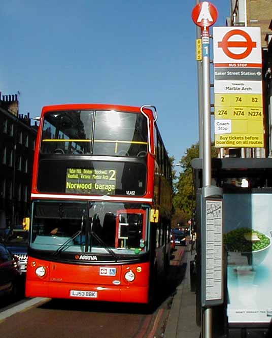 Arriva London Volvo B7TL Alexander ALX400 VLA52