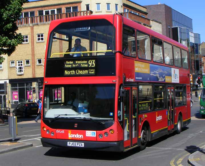 London General Volvo B7TL East Lancs Myllennium EVL43