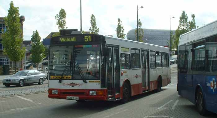 Diamond Buses Dennis Lance Northern Counties 301 ex Metroline