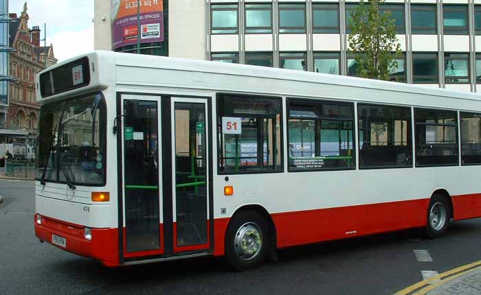 Diamond Bus Dennis Dart Plaxton 474