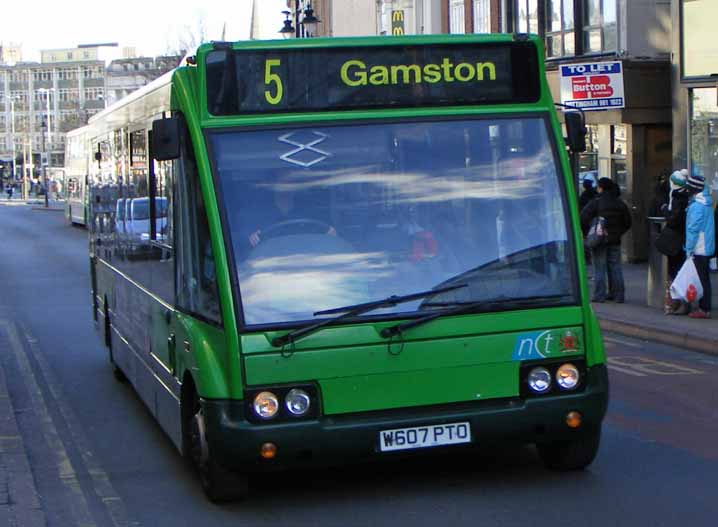 Nottingham City Optare Solo 607