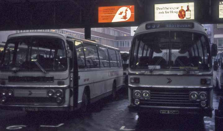 East Kent NATIONAL AEC Reliance Plaxton Panorama Elite 521FN & National Travel SE Leopard VYM504M