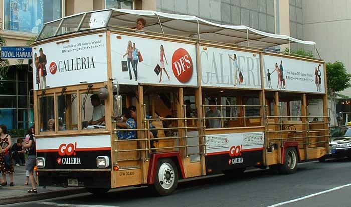 Hawaiian doubledeck trolley