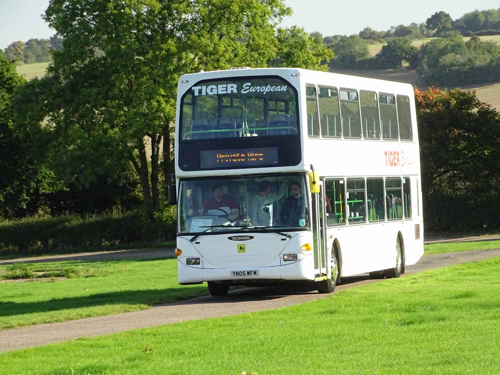 Tiger European Scania N94UD East Lancs Omnidekka YN05WFW