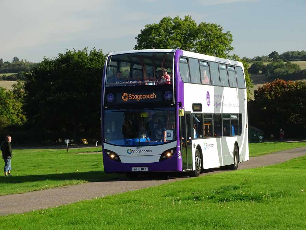 Stagecoach East Alexander Dennis Enviro400 19597 Platinum Jubilee