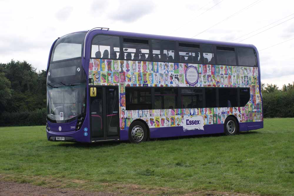 First Essex Alexander Dennis Enviro400MMC 33983 Platinum Jubilee