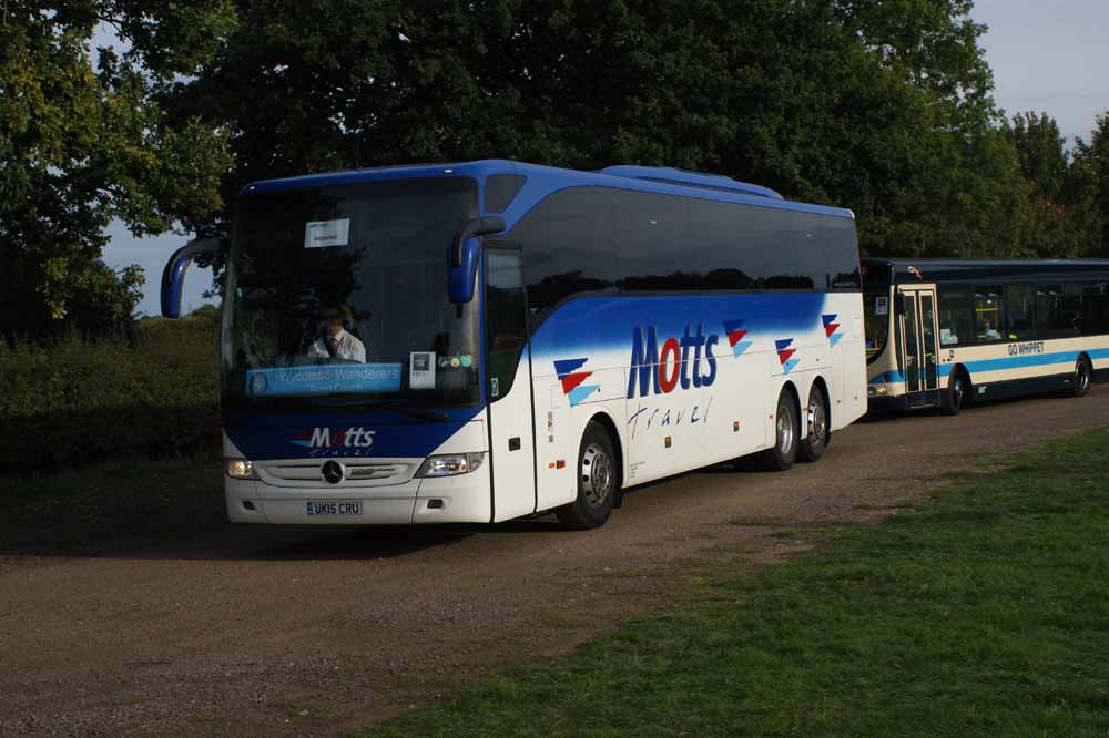 Motts Travel Mercedes Tourismo UK15CRU