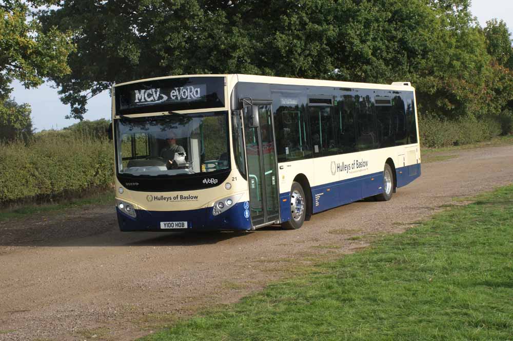 Hulleys of Baslow Volvo B8RLE MCV EvoRa 21