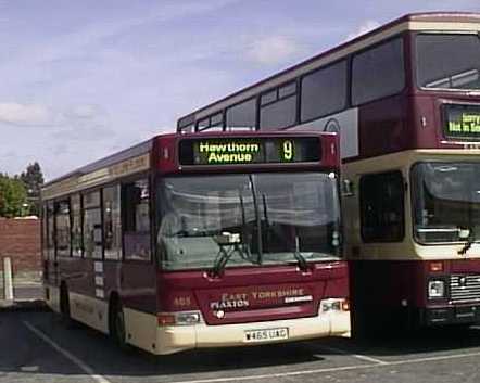 East Yorkshire Motor Services Dennis Dart MPD 465