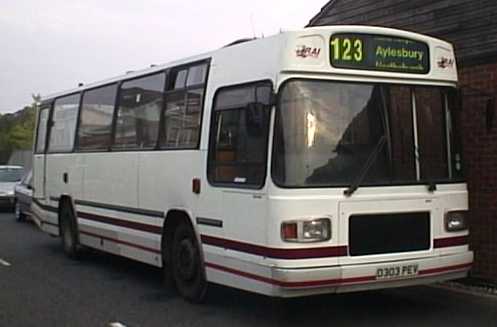 Red Rose Volvo B9M Plaxton Bustler D303PEV