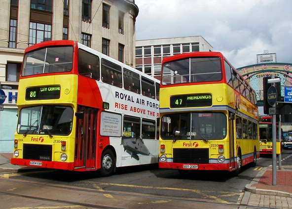 First Mainline Dennis Dominator 2304 & 2230