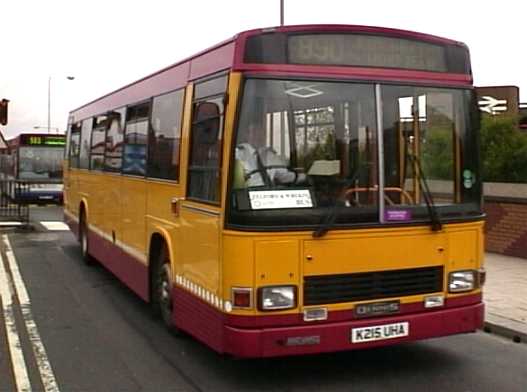 Arriva serving the Midlands Dennis Falcon East Lancs 1215