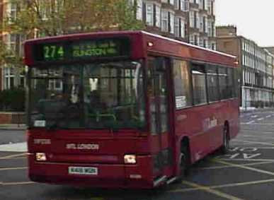 MTL London North Dennis Dart Plaxton DP238