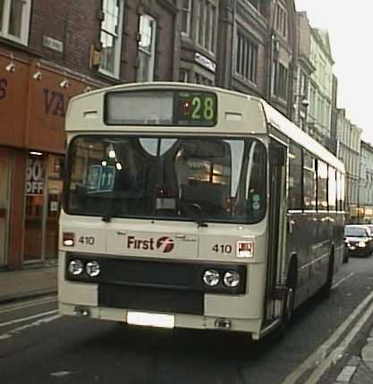 First Northampton Volvo B10M Duple 410