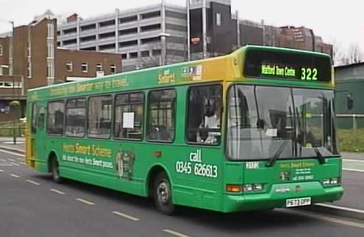 The Shires Dennis Dart SLF / East Lancs P673OPP