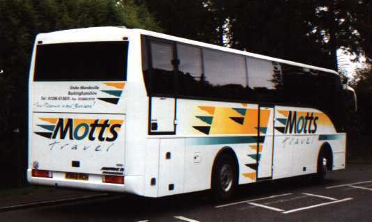 Motts Travel Volvo B10M Jonckheere Mistral R968RCH