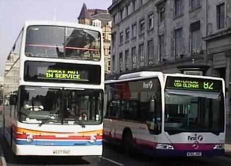 Stagecoach Manchester Trident & First Manchester Mercedes Citaro