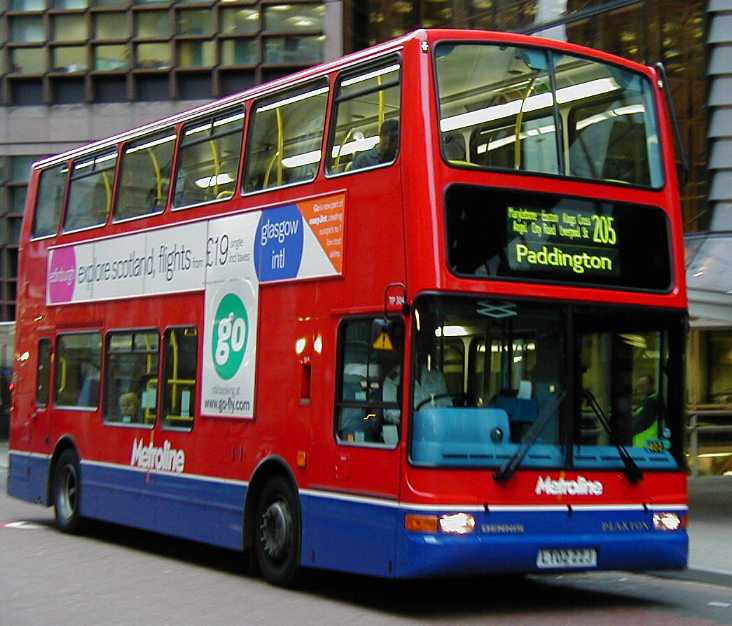 Metroline Dennis Trident Plaxton President TP304