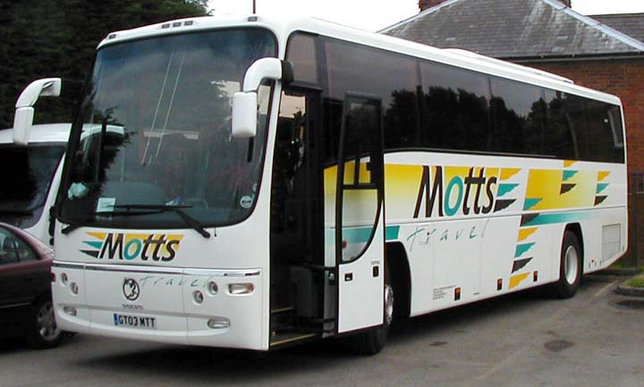 Motts Travel Volvo B12B Plaxton Panther GT03MTT