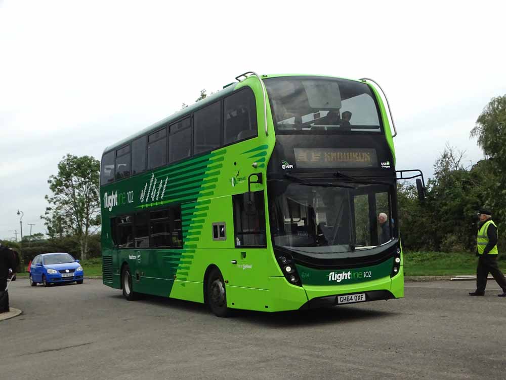 Carousel Alexander Dennis Enviro400MMC 614 Flightline