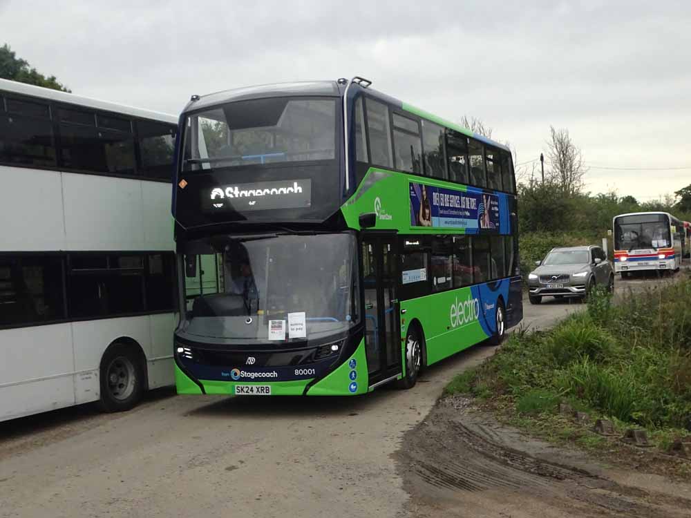 Stagecoach Oxford Alexander Dennis Enviro400EV 80001